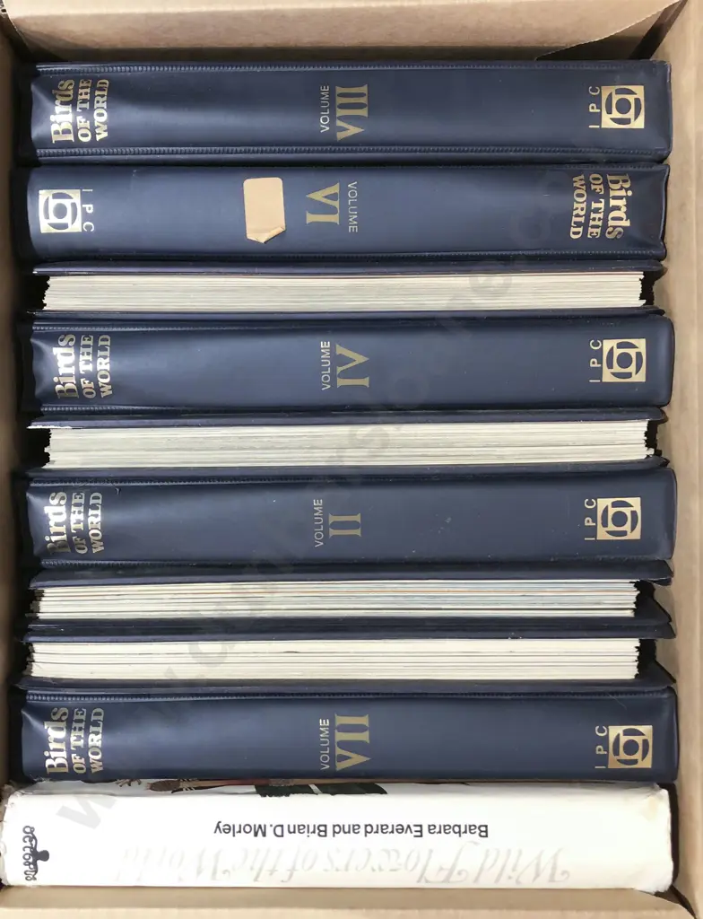 Two Boxes of Ornithological Reference Volumes Image 1++