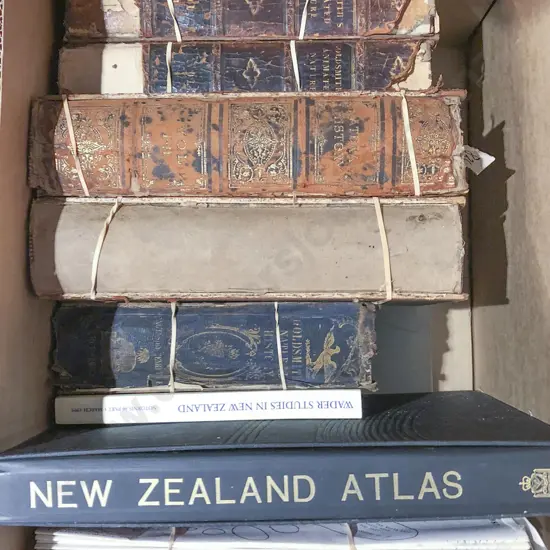 Two Boxes of Ornithological Reference Volumes
