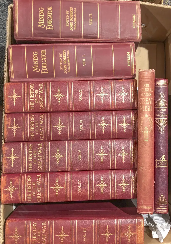 Box of Assorted Books incl War Reference Image 1++