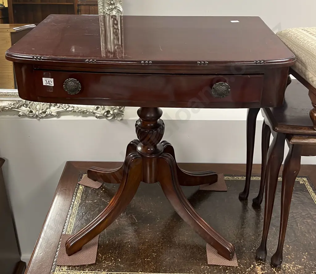 Single Drawer Hall Table & Low Bookcase Image 1++