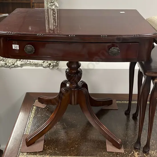 Single Drawer Hall Table & Low Bookcase