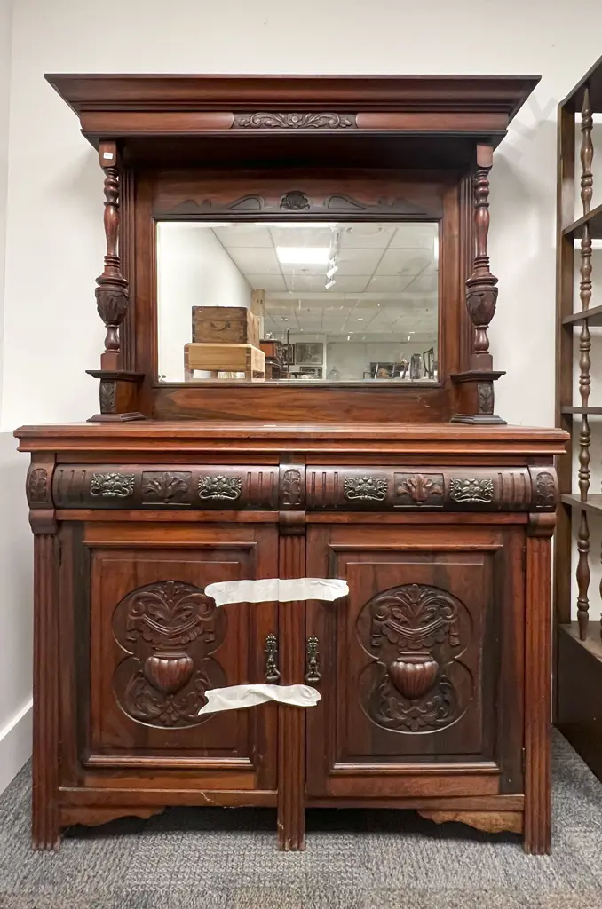 Edwardian Mirror Back Sideboard Image 1++