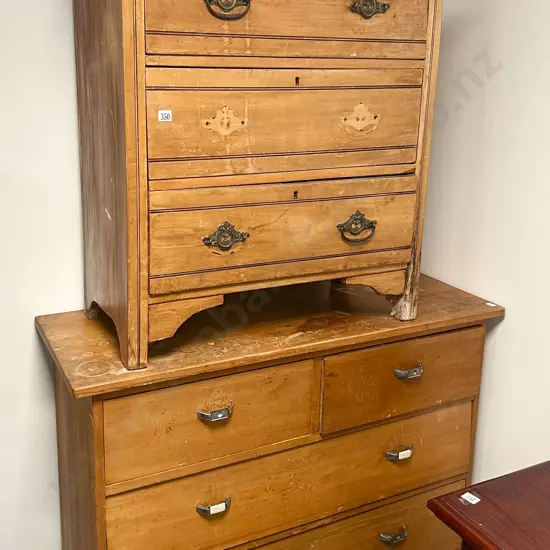 Two Chests of Drawers (a/f) & Side Table