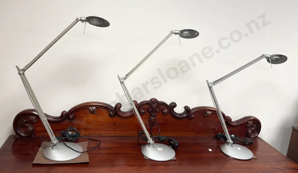 Three Modern Anglepoise Lamps Image 1++