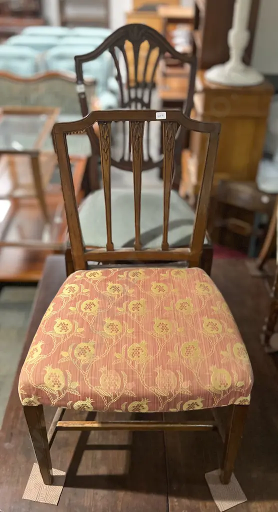 Two Antique Dining Chairs Image 1++