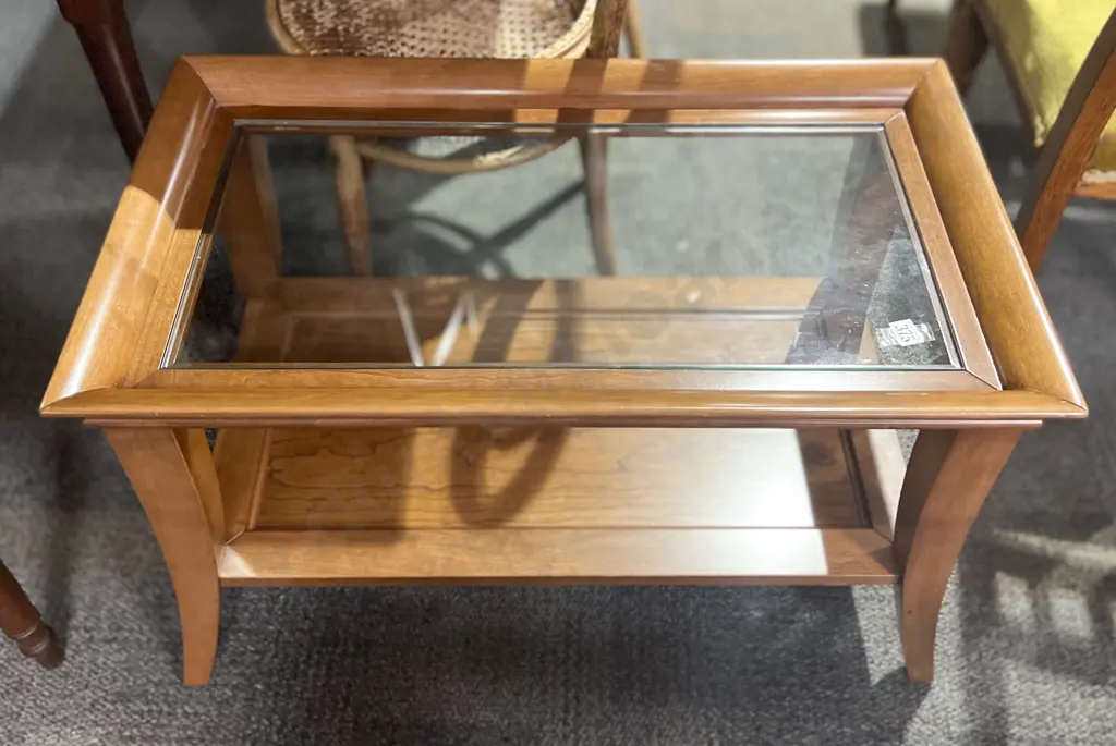 Glass Top Coffee Table Image 1++