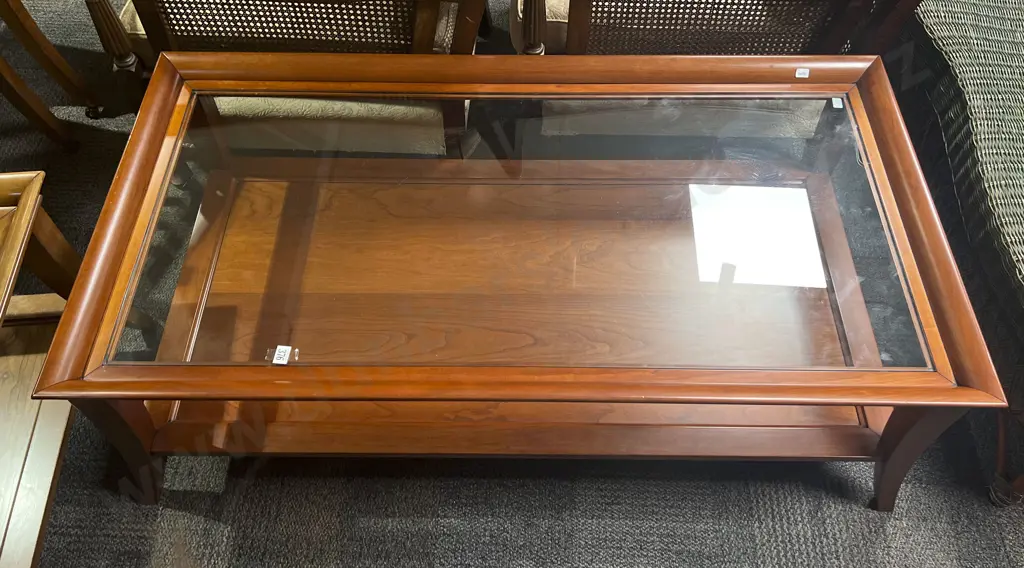 Glass Top Coffee Table Image 1++