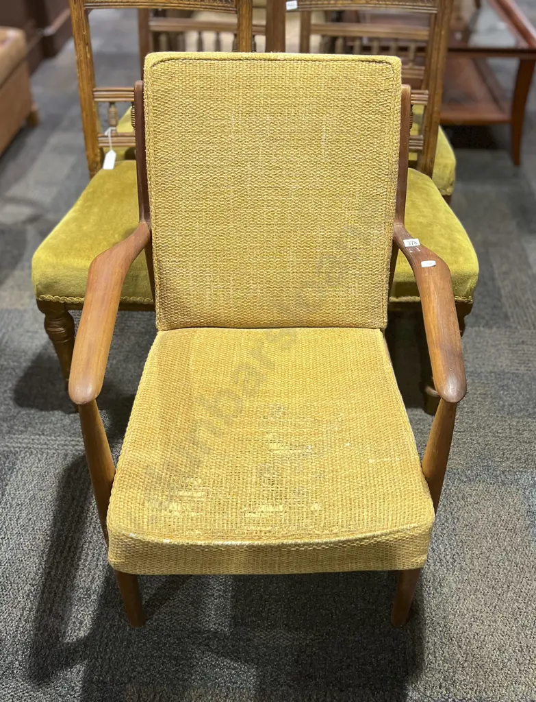Mid Century Elbow Chair (upholstery faults) Image 1++