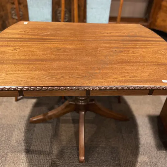 Mahogany Drop Leaf Dining Table & Four Chairs