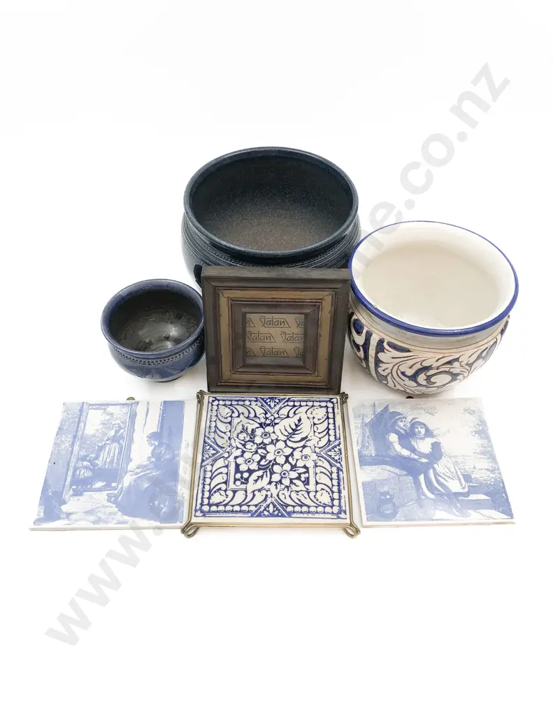 Small Qty of Assorted Including Pots and Decorative Tiles etc Image 1++
