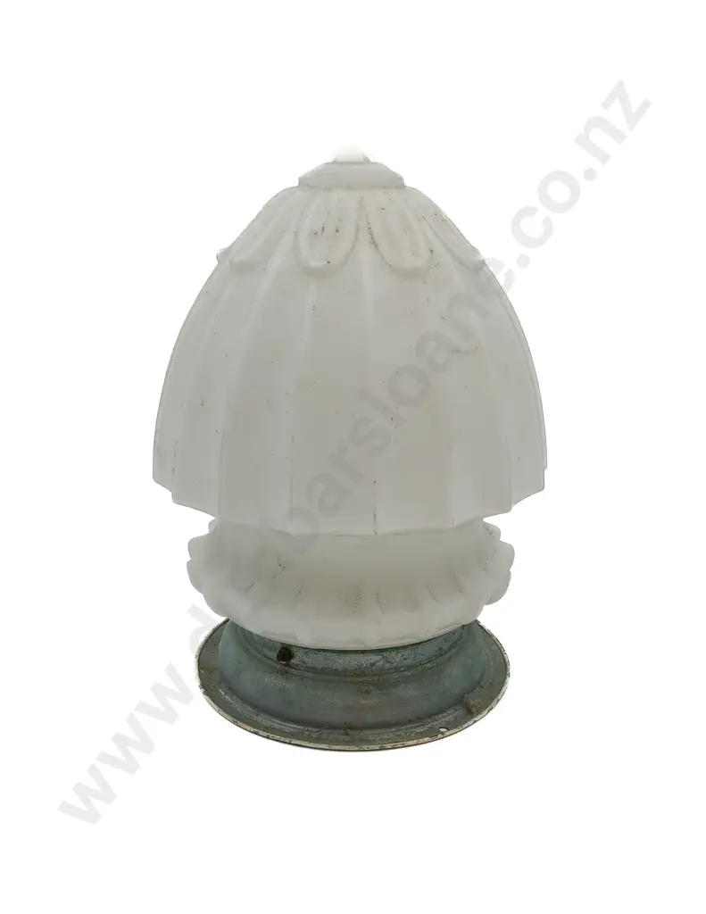 Victorian Opaque Glass Lightshade Image 1++