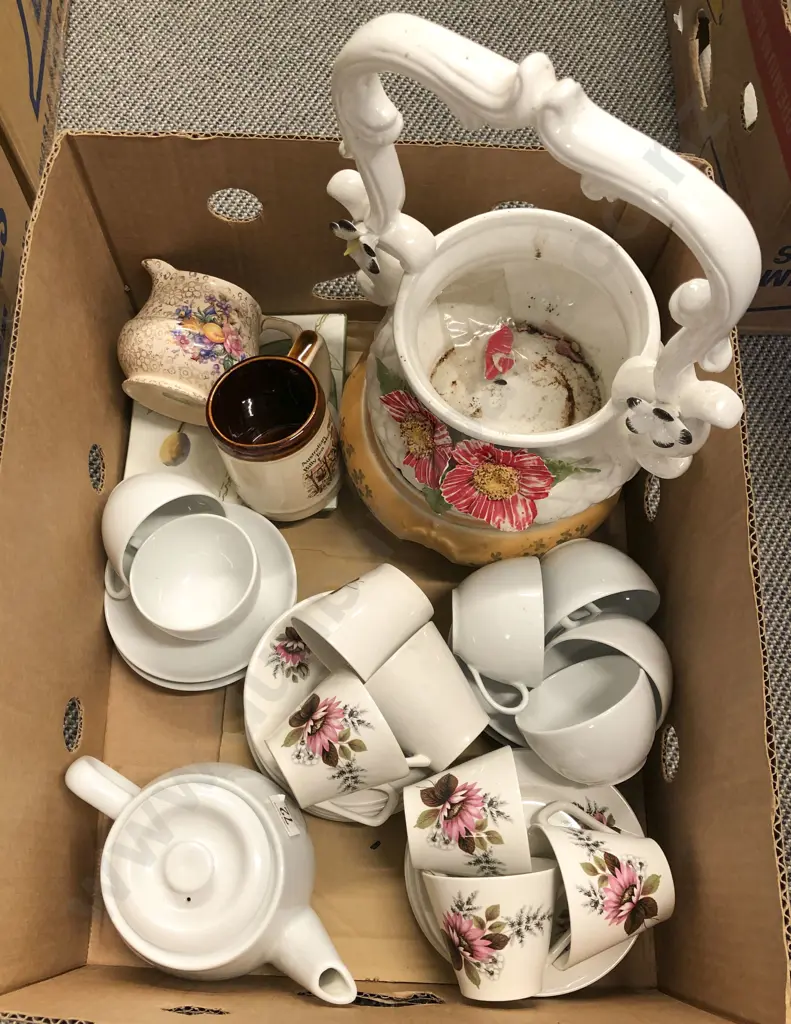 Two Boxes of Assorted China Image 1++
