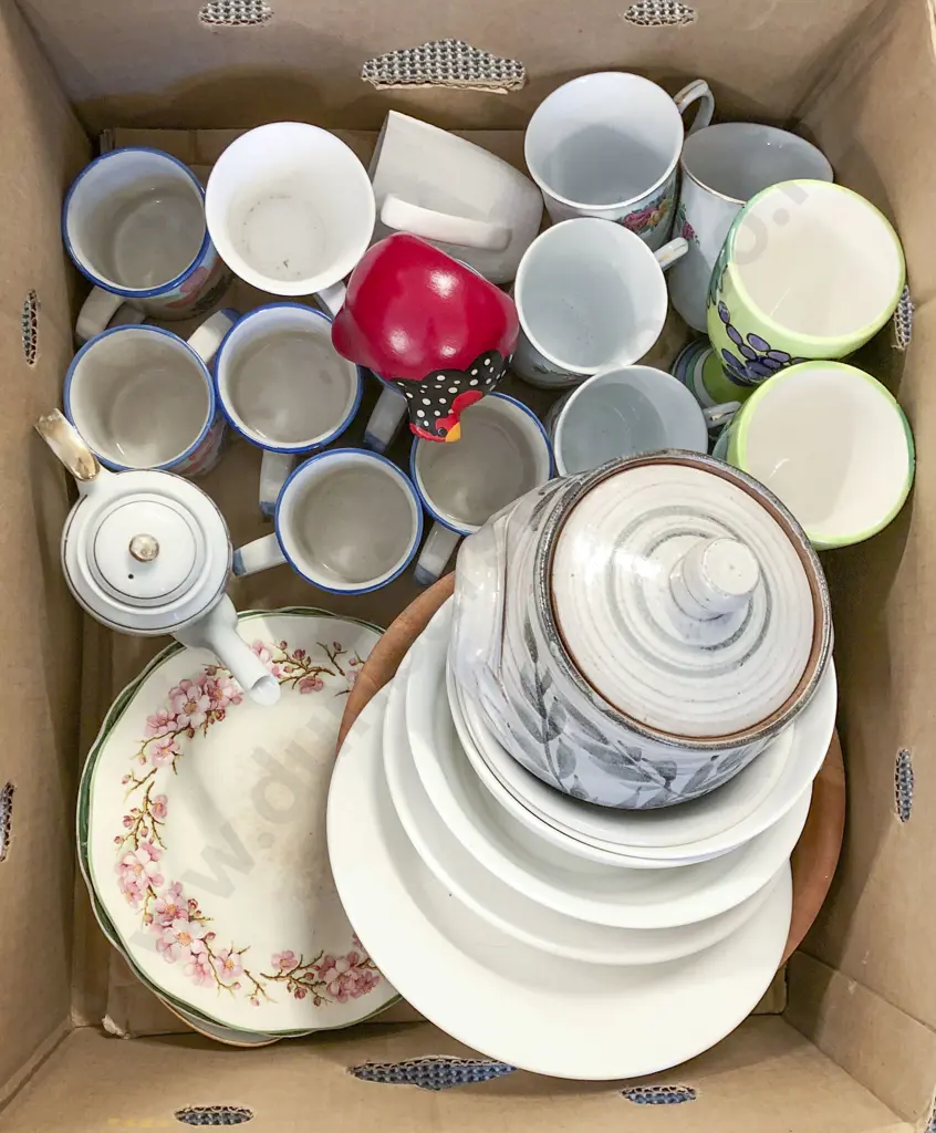 Two Boxes of Assorted China Image 1++