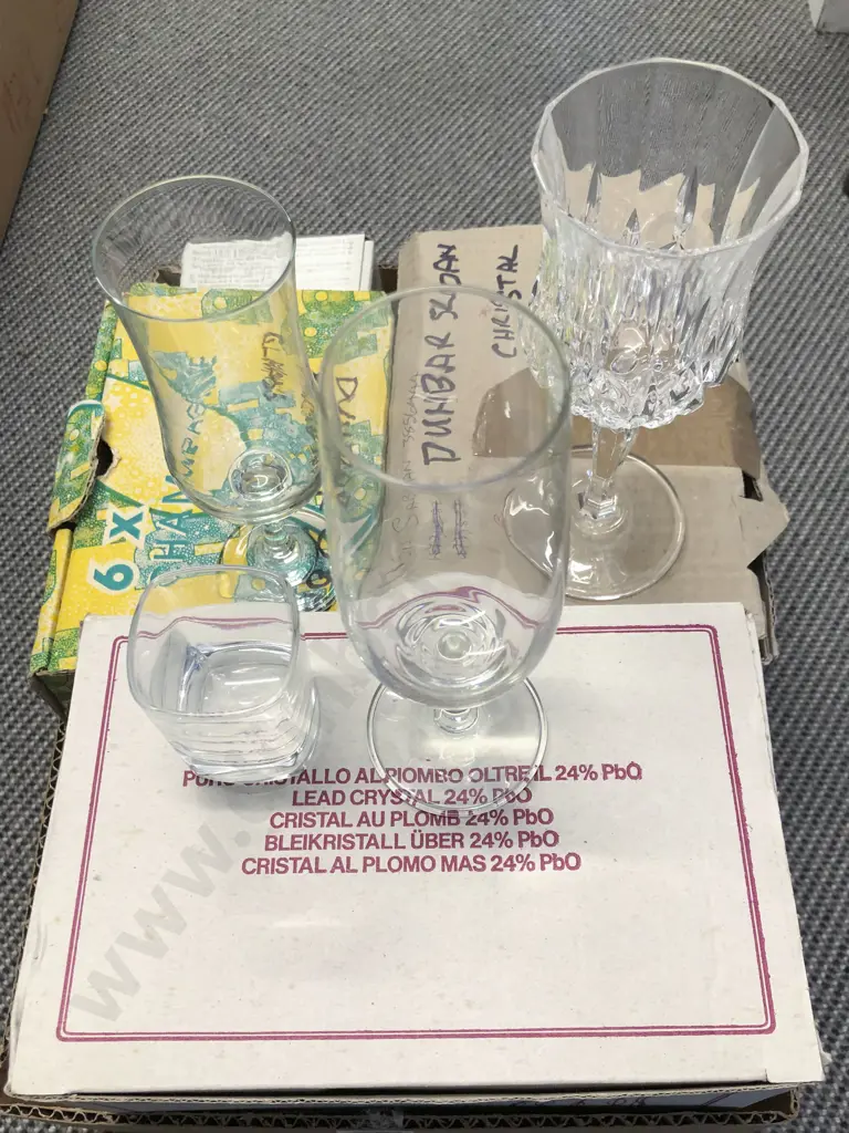 Qty of Assorted Boxed Glassware Image 1++