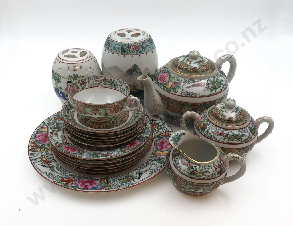 Quantity of Assorted Chinese Hand Painted China Image 1++
