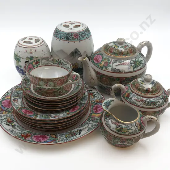 Quantity of Assorted Chinese Hand Painted China