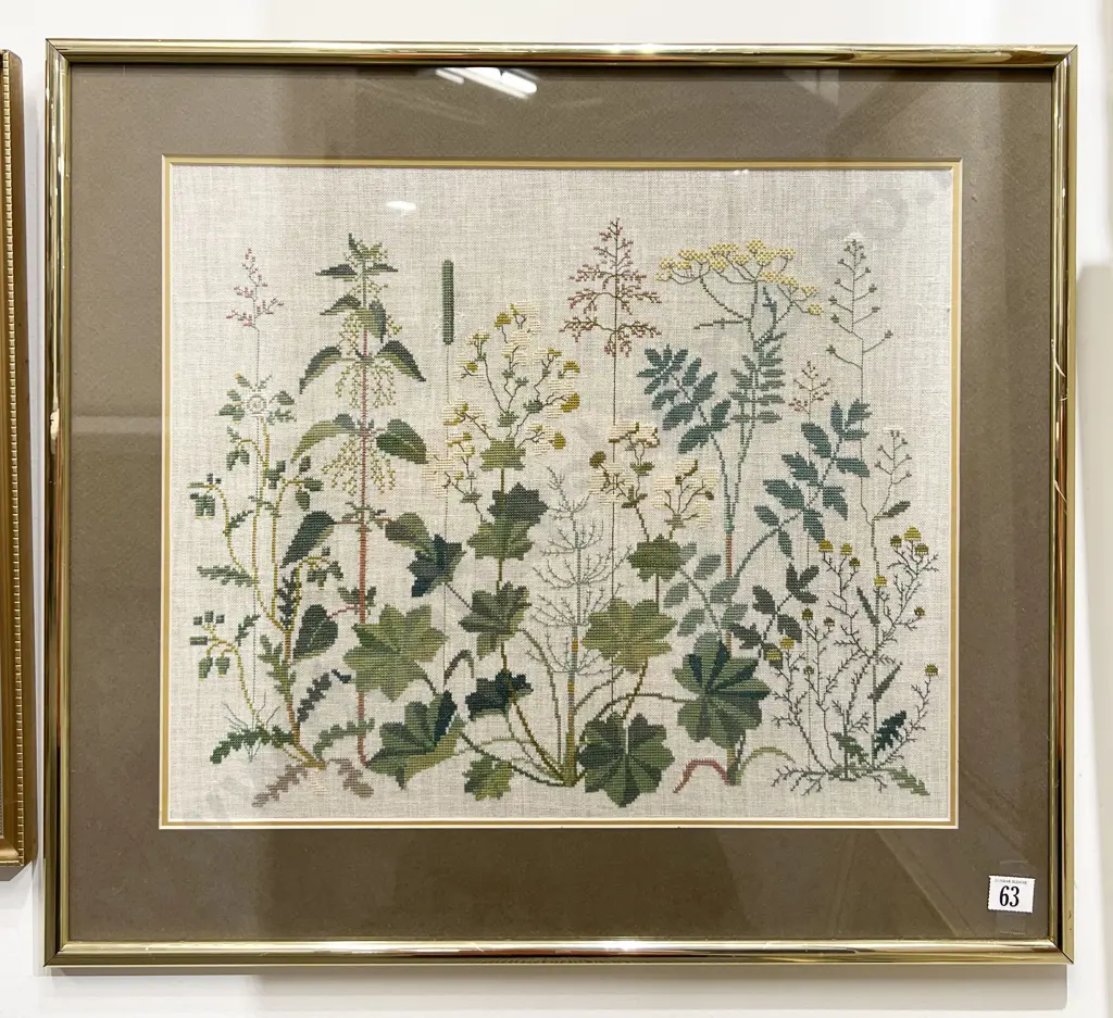 Two Framed Embroideries Image 1++