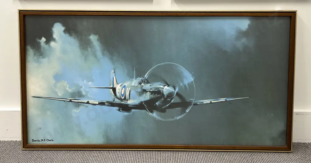 Barry A.F. Clark - Spitfire Print Image 1++