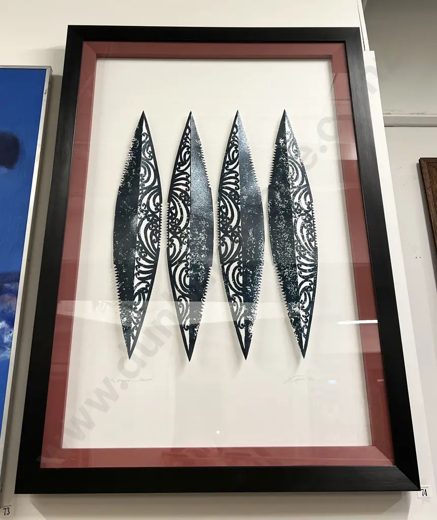 N. Tupera - 'TE Moana- i kauria' - mixed media Image 1++