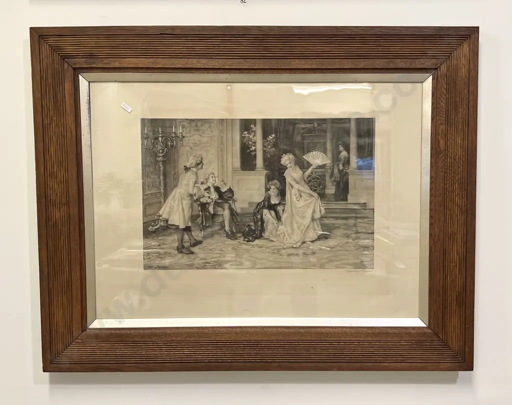 Pair of Sydney Muschamp Oak Framed Prints Image 1++