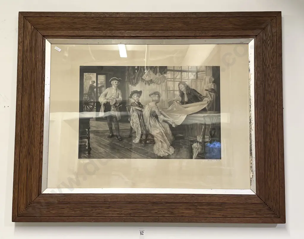 Pair of Sydney Muschamp Oak Framed Prints Image 1++
