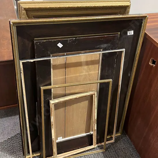 Seven Empty Frames