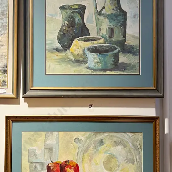 Two Framed Still Lifes - Unsigned