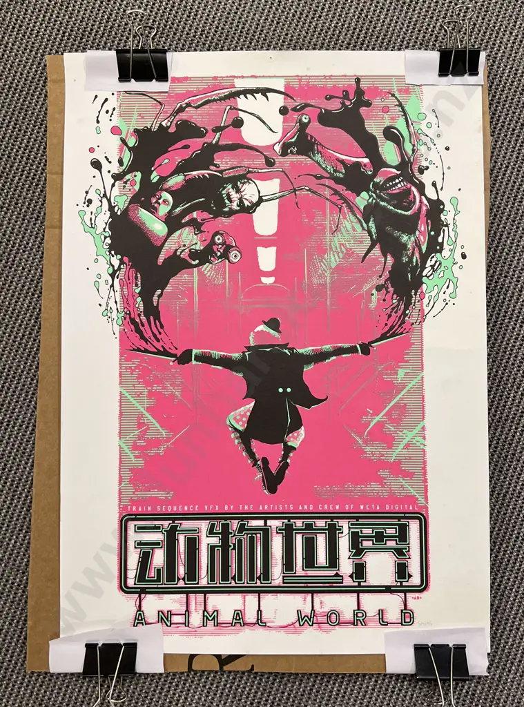 Two Unframed Weta Digital Posters Image 1++