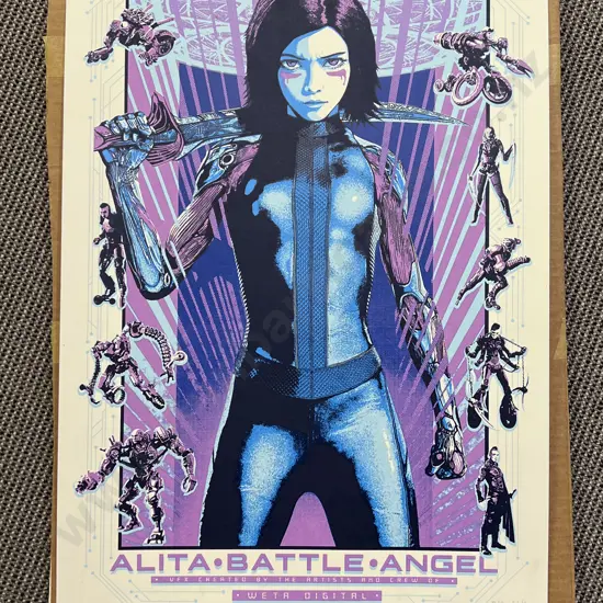 Two Unframed Weta Digital Posters