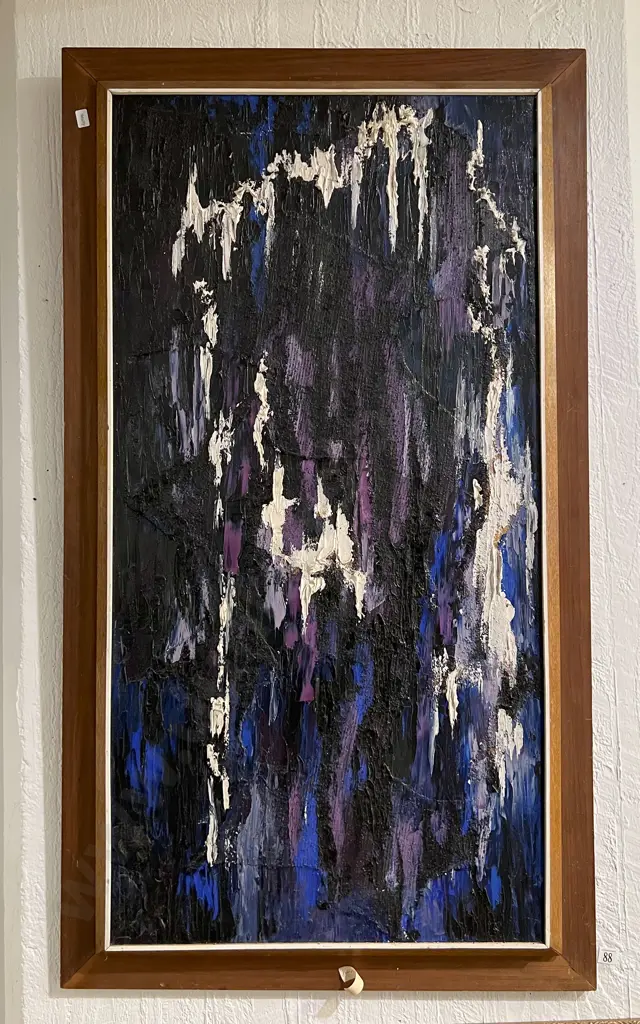 Bertram Hogan - Ninth Symphony  - oil on hessian laid on board Image 1++