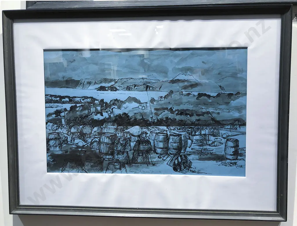 Rosemond Richardson - Pen and Wash - signed & dated '73 Image 1++