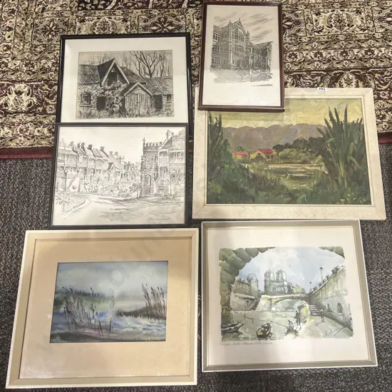 Six Framed Prints & Originals