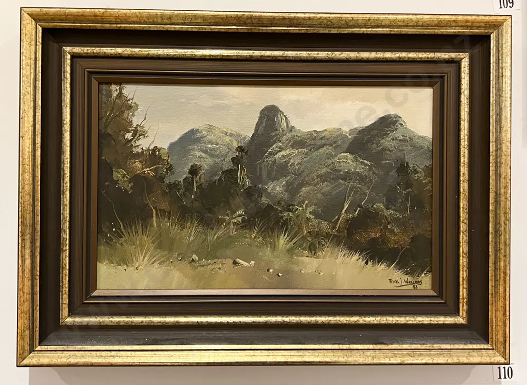 Peter J. Wallers - Acacia Bay Taupo - Oil on Board Image 1++
