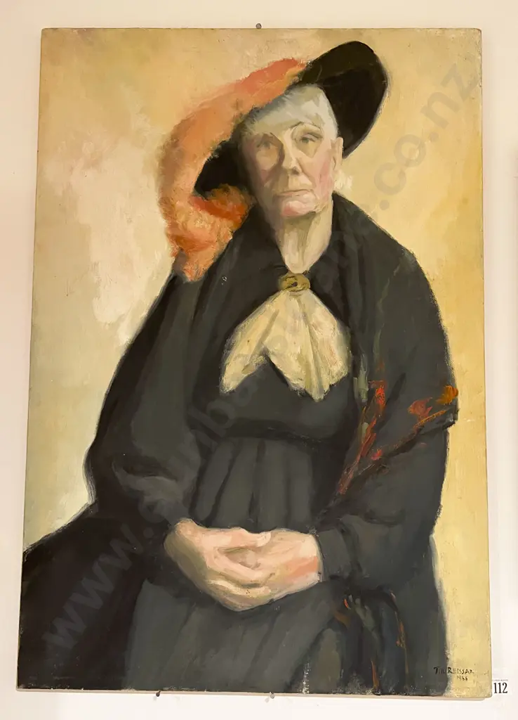Tiiu Reissar - Portrait - Oil on Canvas - Unframed Image 1++