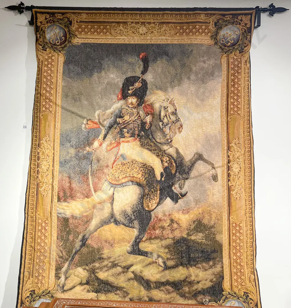 Tapestry Wall Hanging Historical Military Theme Image 1++