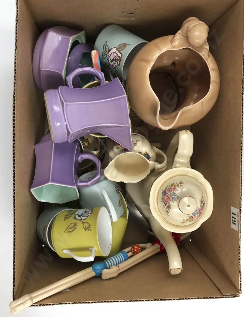 Quantity of Assorted Fancy China incl Sylvac Jug Image 1++