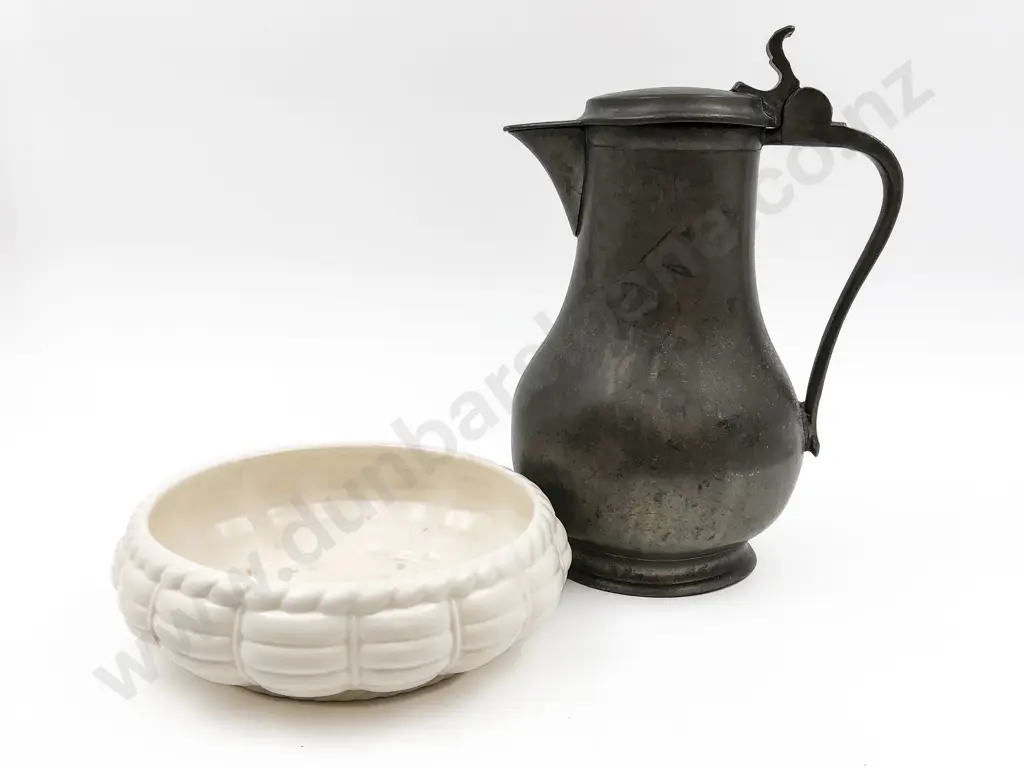 Beswick Vase & Pewter Lidded Jug Image 1++