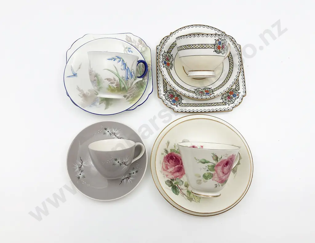 Two RD Trios & One Aynsley & One Shelley (a/f) Image 1++