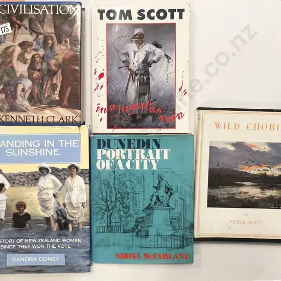 Five Assorted Art Reference Books