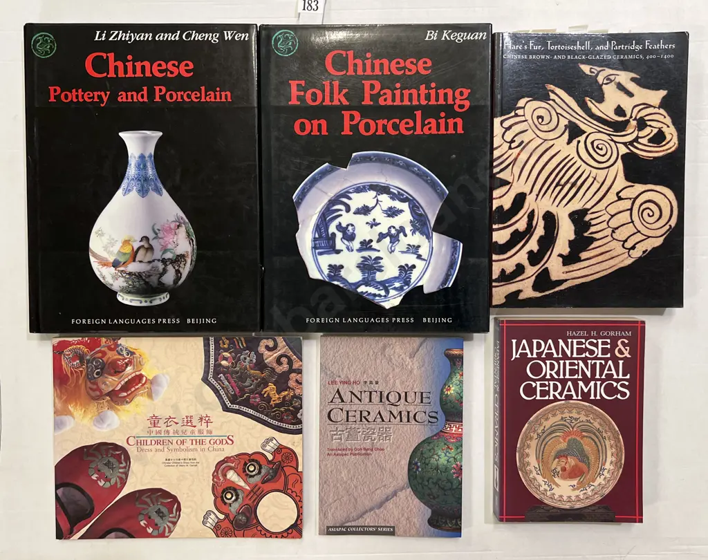 Six Assorted Asian Porcelain Reference Volumes Image 1++
