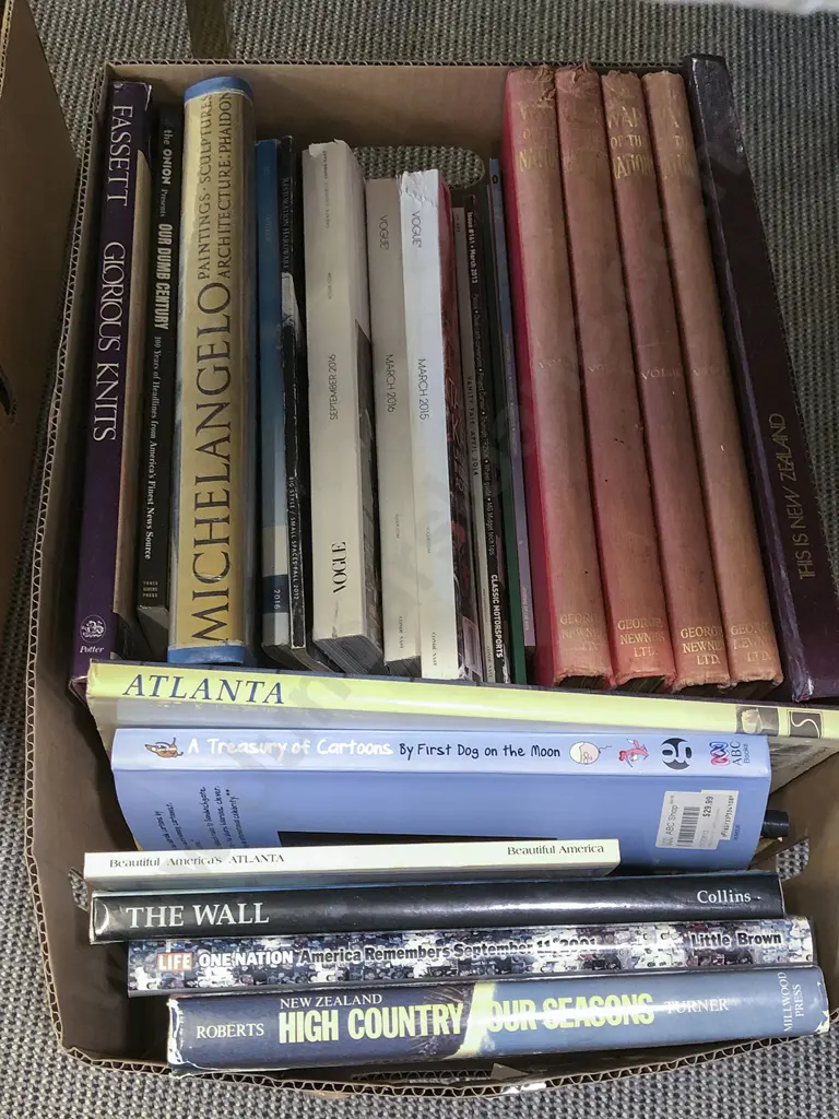 Box of Assorted Books Image 1++