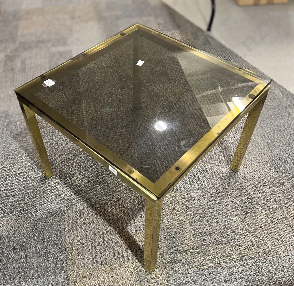 Smoked Glass Coffee Table Image 1++