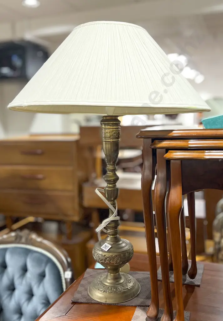 Brass Table Lamp Image 1++