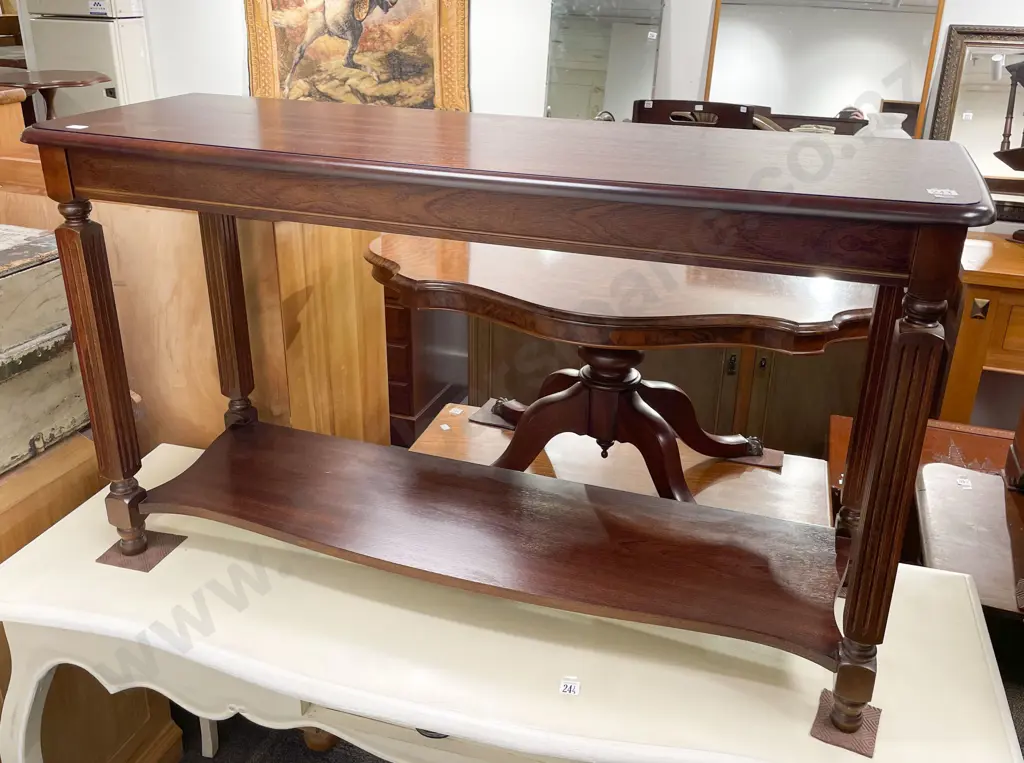 Mahogany Hall Table Image 1++