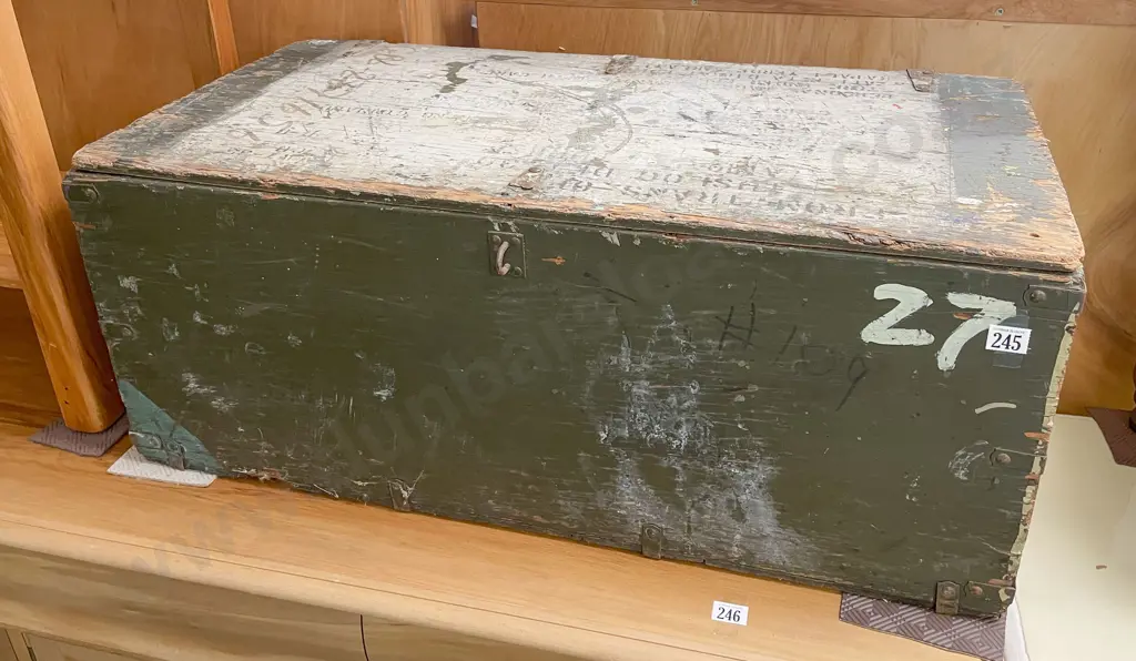 Vintage Military Issue Chest Image 1++