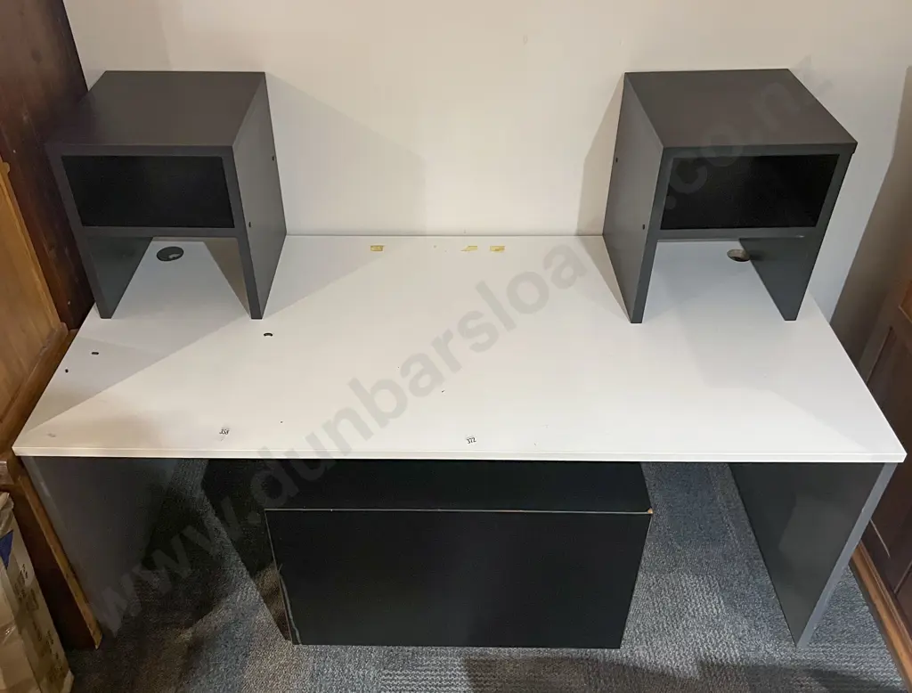 Office Desk with Large Stool Image 1++