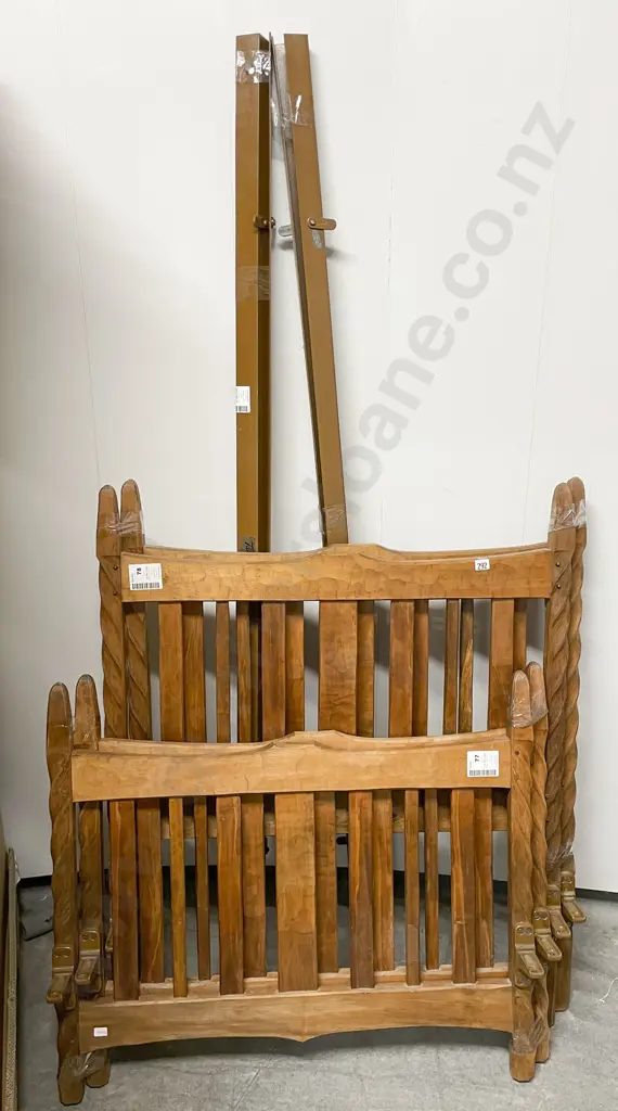 Pair of Chapman Taylor Single Bedhead & Ends Image 1++