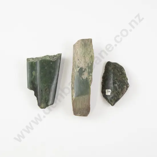 Three Worked Pounamu