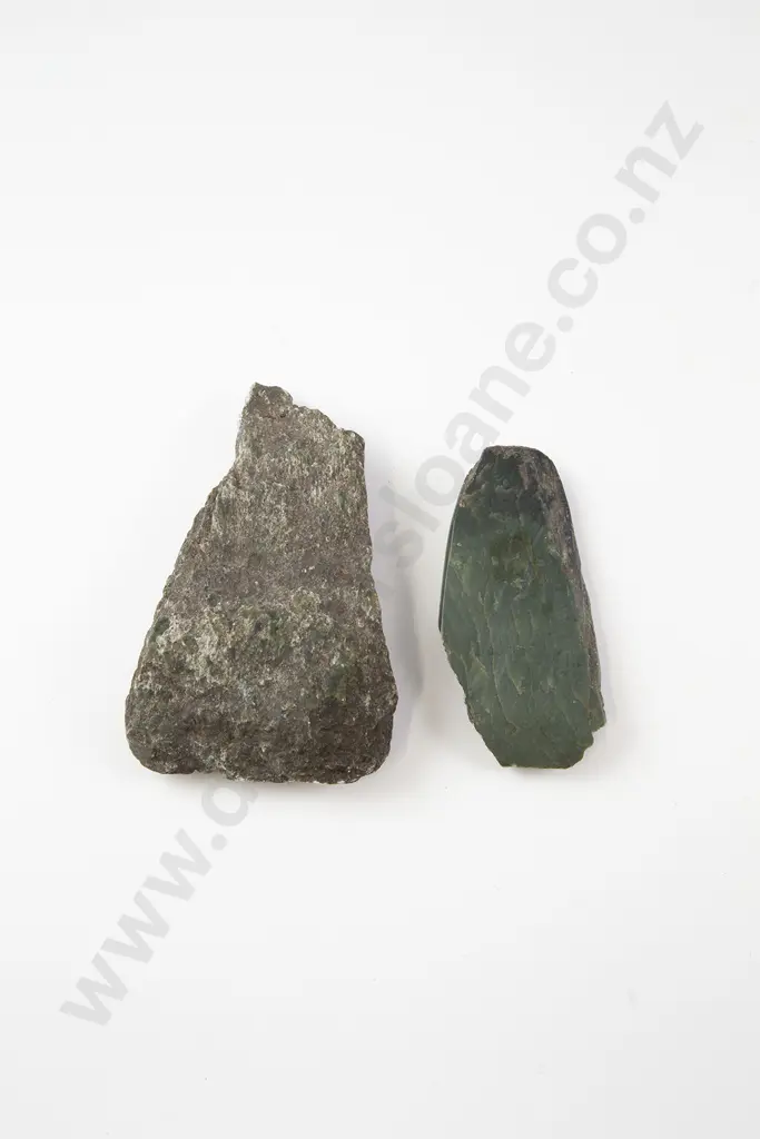 Pounamu Toki and Worked Pounamu Image 1++