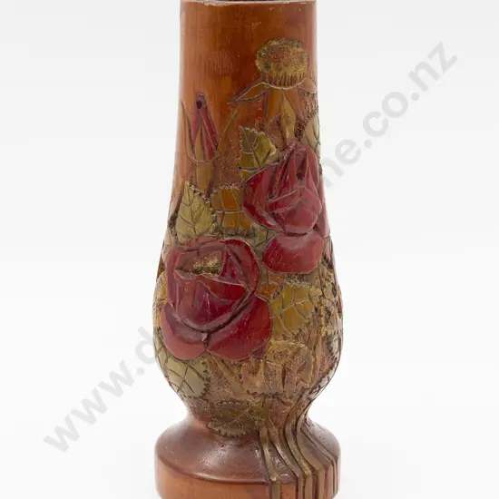 Jane Brenkley Carved Rose Vase